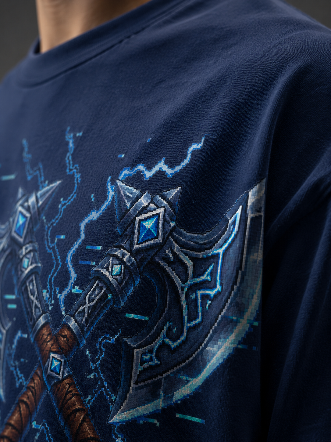 Dual Wield - Heavyweight Pixel Tee