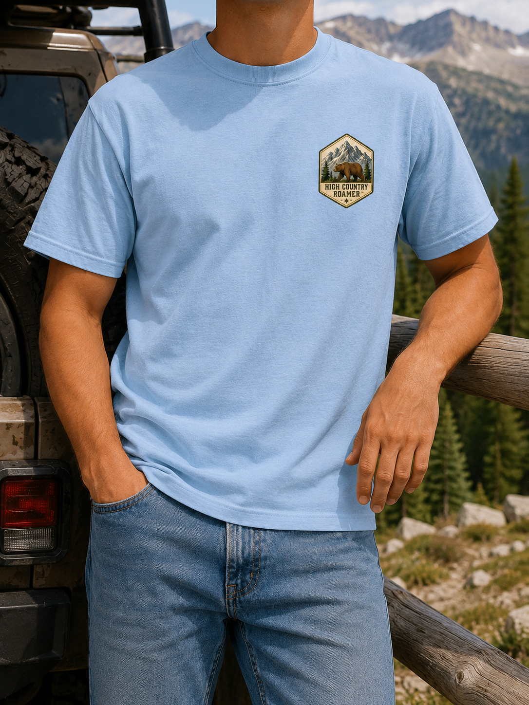 High Country Roamer - Mountain Graphic Tee
