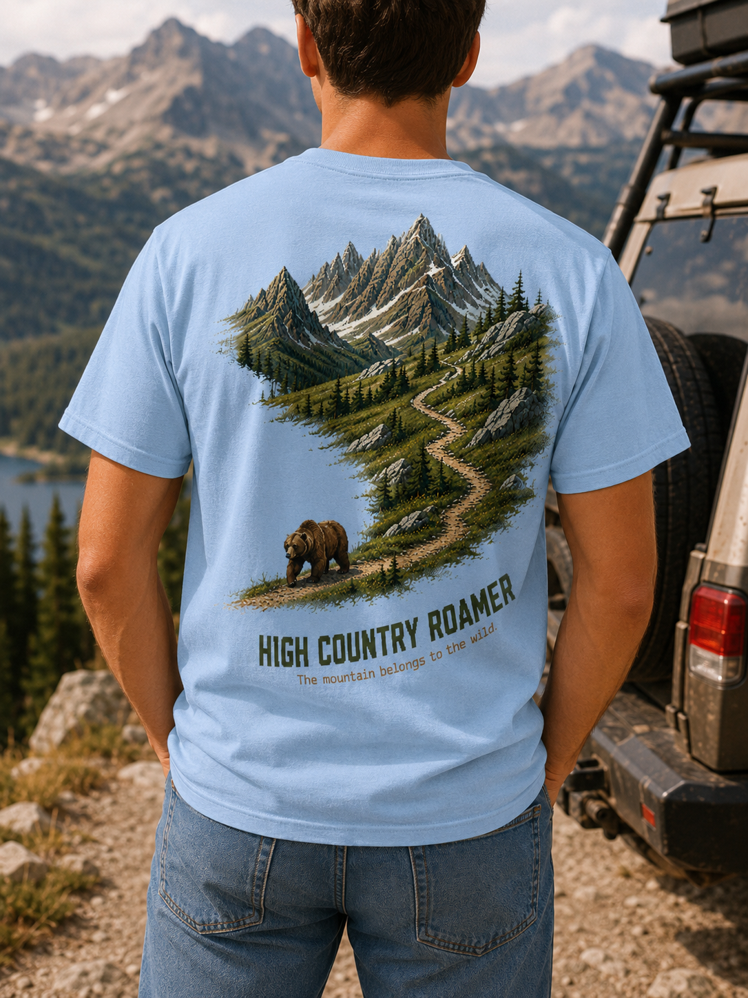 High Country Roamer - Mountain Graphic Tee